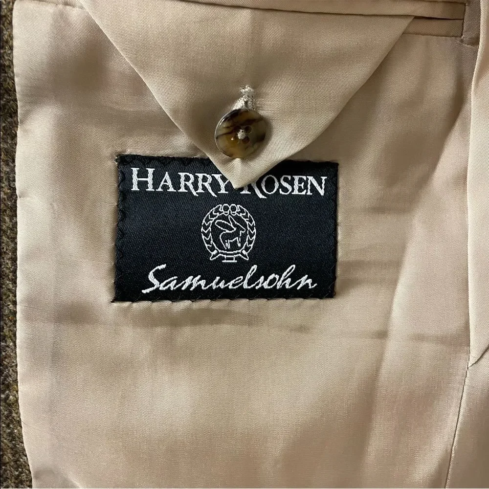 SAMUELSHON Italy Wool 3 Button Front Blazer 39R
